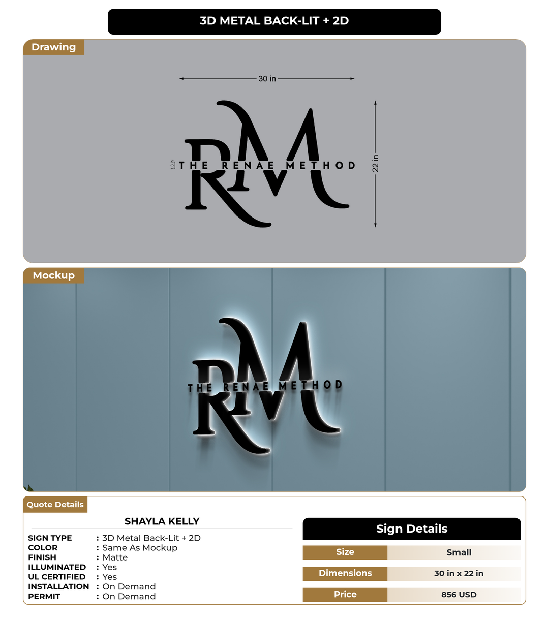 CUSTOM MOCKUP SIGN FOR Shayla kelly