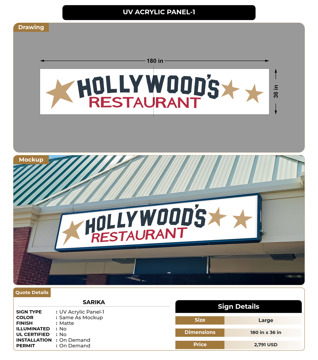 CUSTOM MOCKUP SIGN FOR Sarika