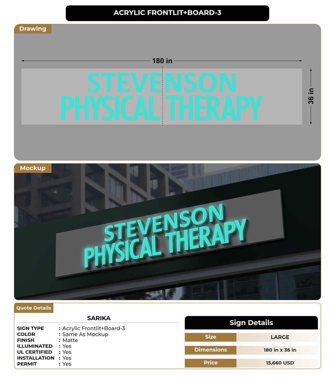 CUSTOM MOCKUP SIGN FOR Sarika