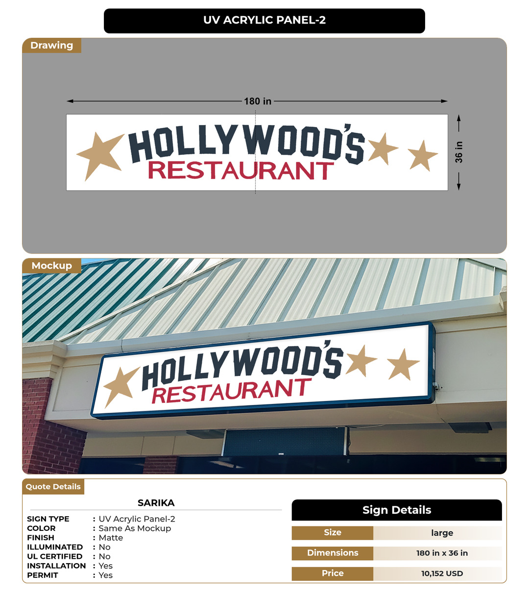 CUSTOM MOCKUP SIGN FOR Sarika