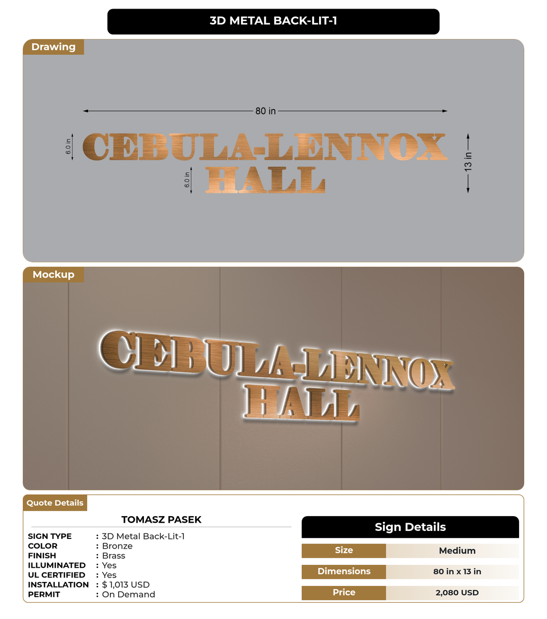 CUSTOM MOCKUP SIGN FOR TOMASZ PASEK
