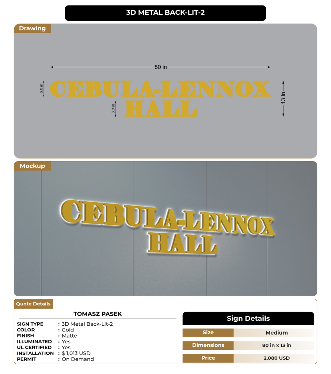 CUSTOM MOCKUP SIGN FOR TOMASZ PASEK