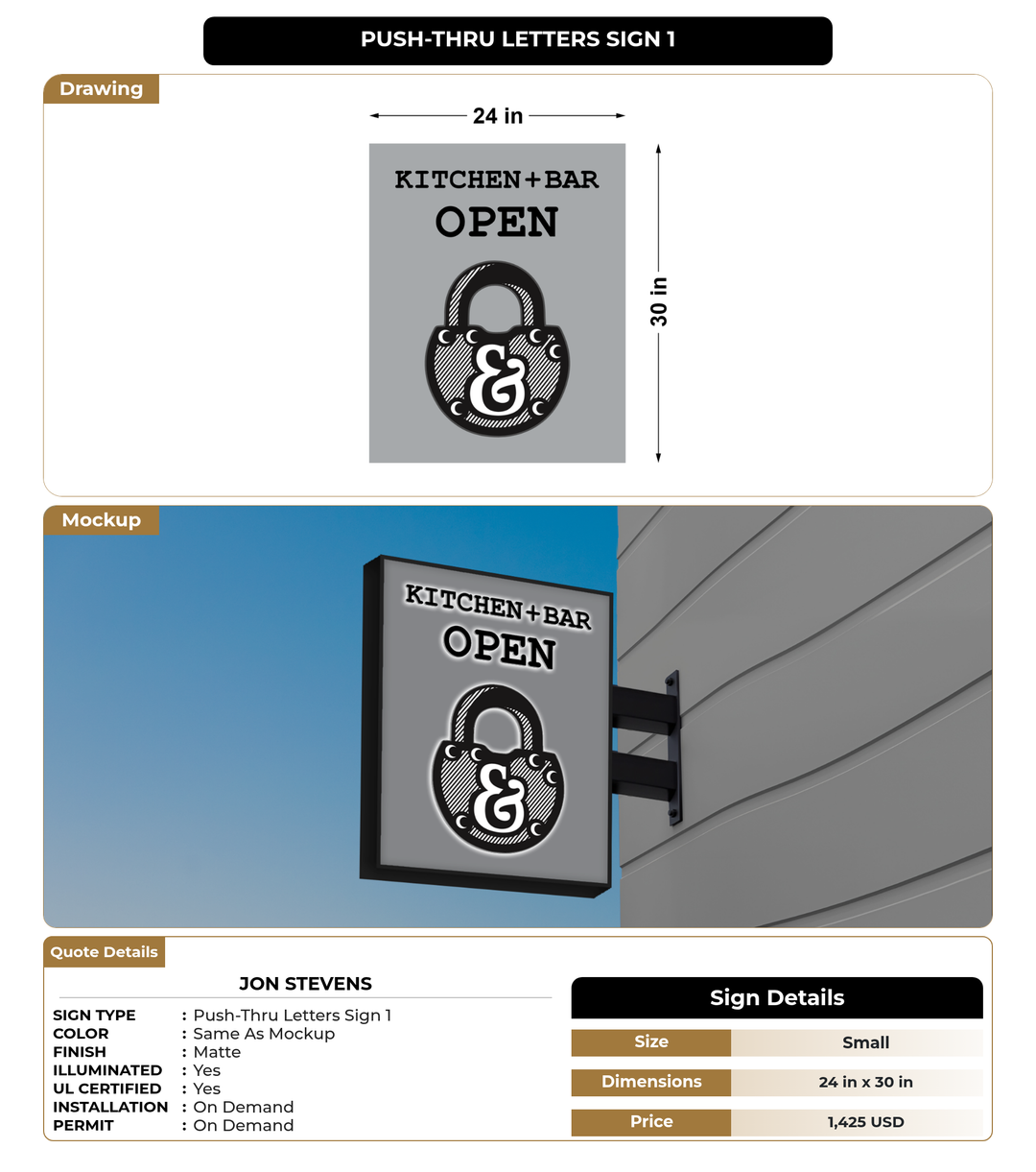 CUSTOM MOCKUP SIGN FOR jon stevens