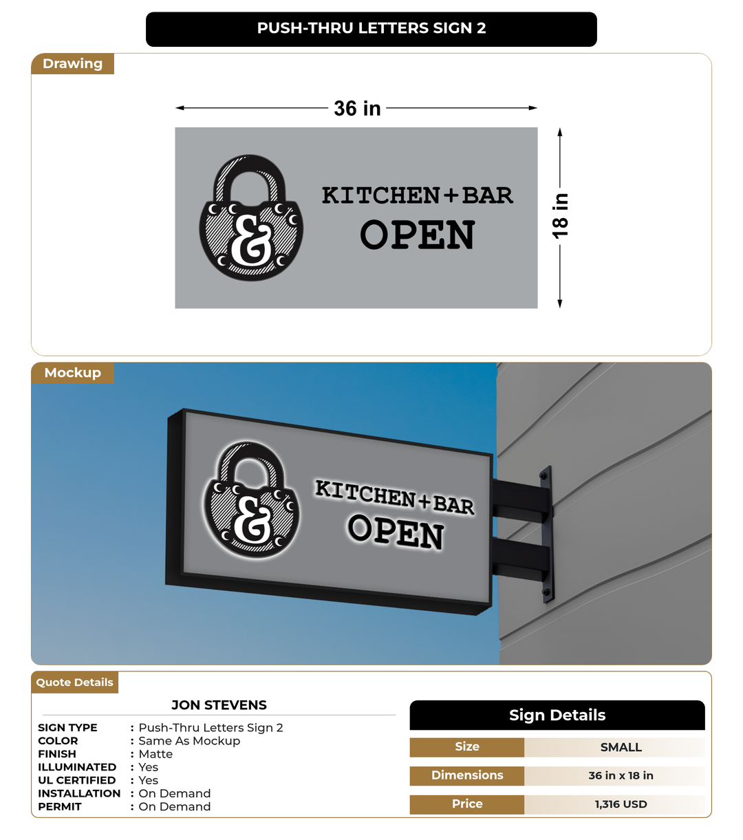 CUSTOM MOCKUP SIGN FOR jon stevens