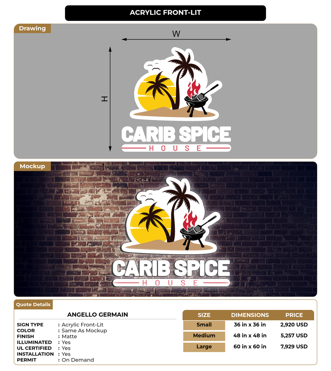 CUSTOM MOCKUP SIGN FOR Angello Germain