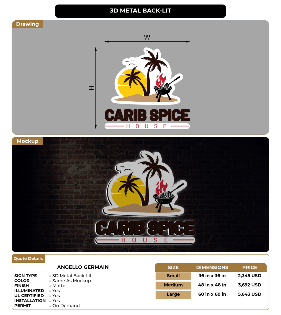 CUSTOM MOCKUP SIGN FOR Angello Germain