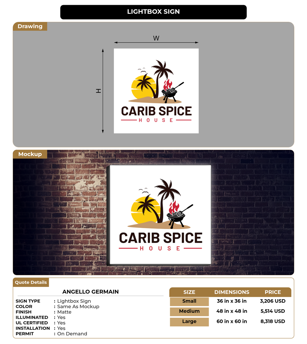 CUSTOM MOCKUP SIGN FOR Angello Germain