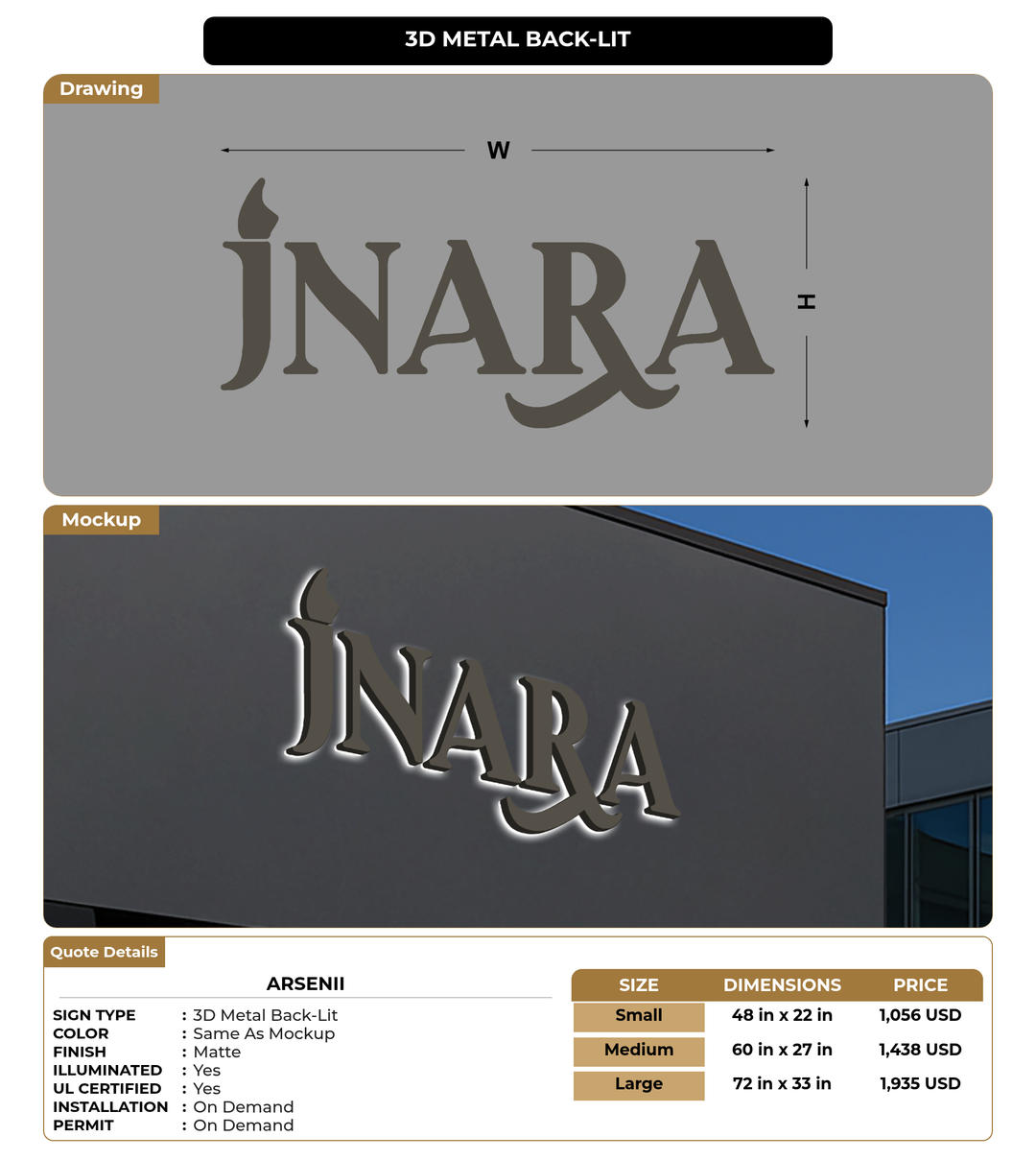 CUSTOM MOCKUP SIGN FOR Arsenii