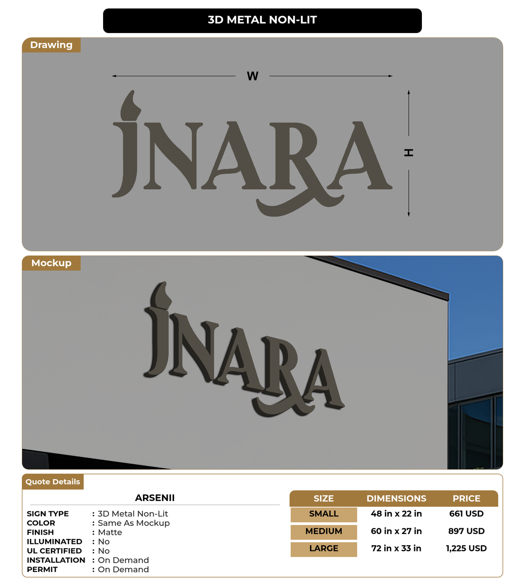 CUSTOM MOCKUP SIGN FOR Arsenii