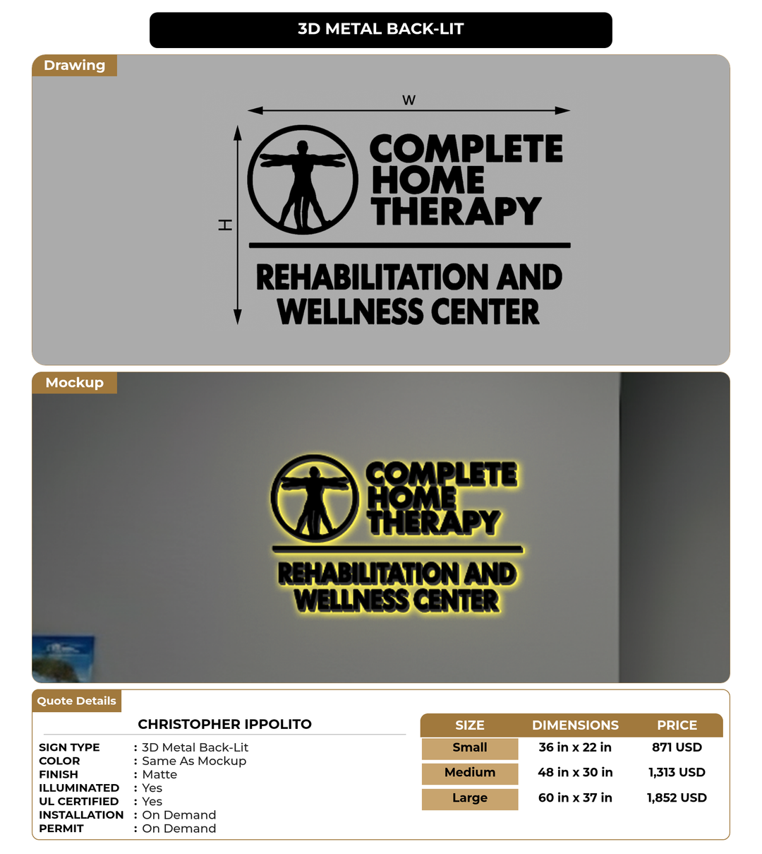 CUSTOM MOCKUP SIGN FOR Christopher ippolito