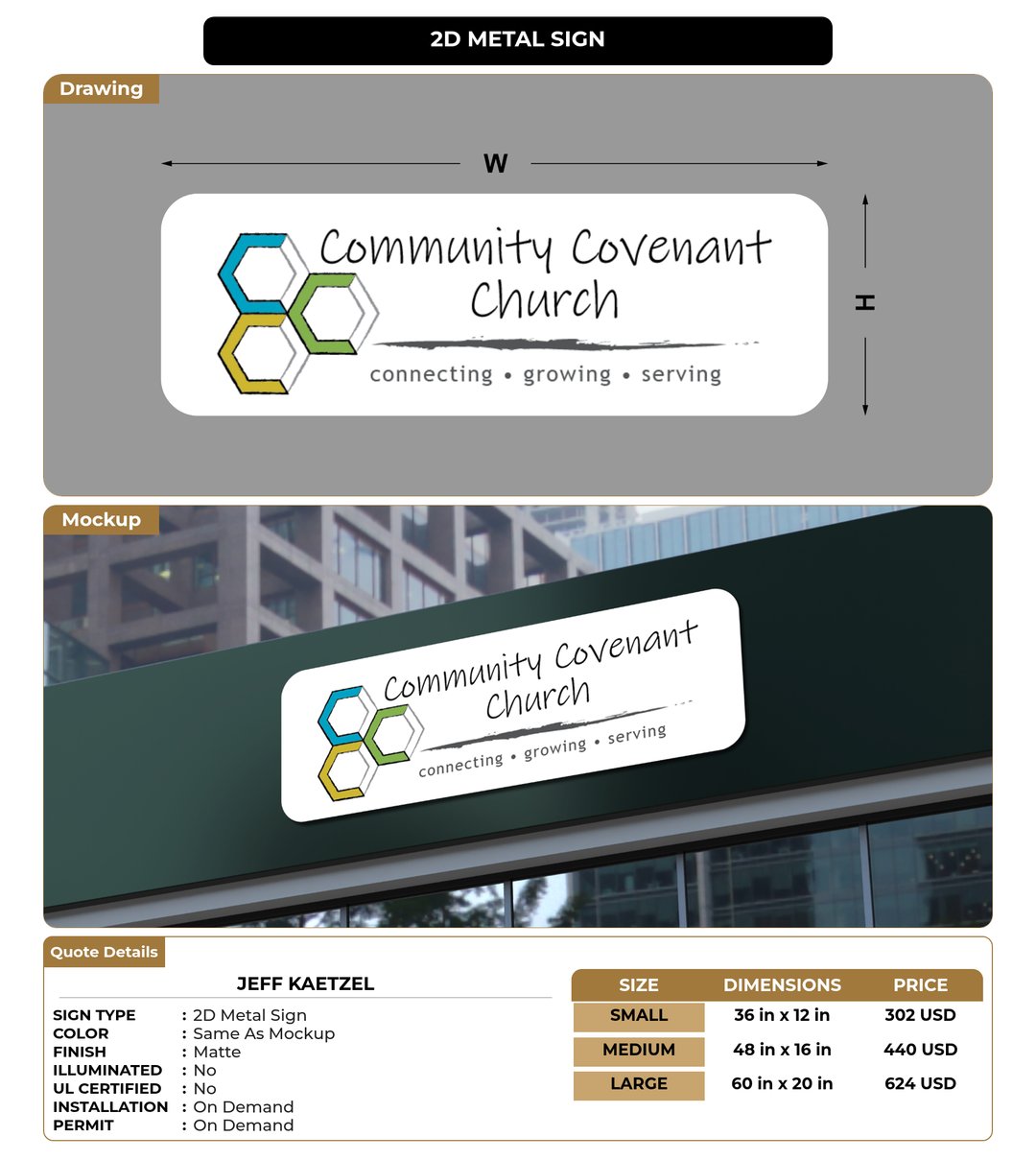 CUSTOM MOCKUP SIGN FOR Jeff Kaetzel