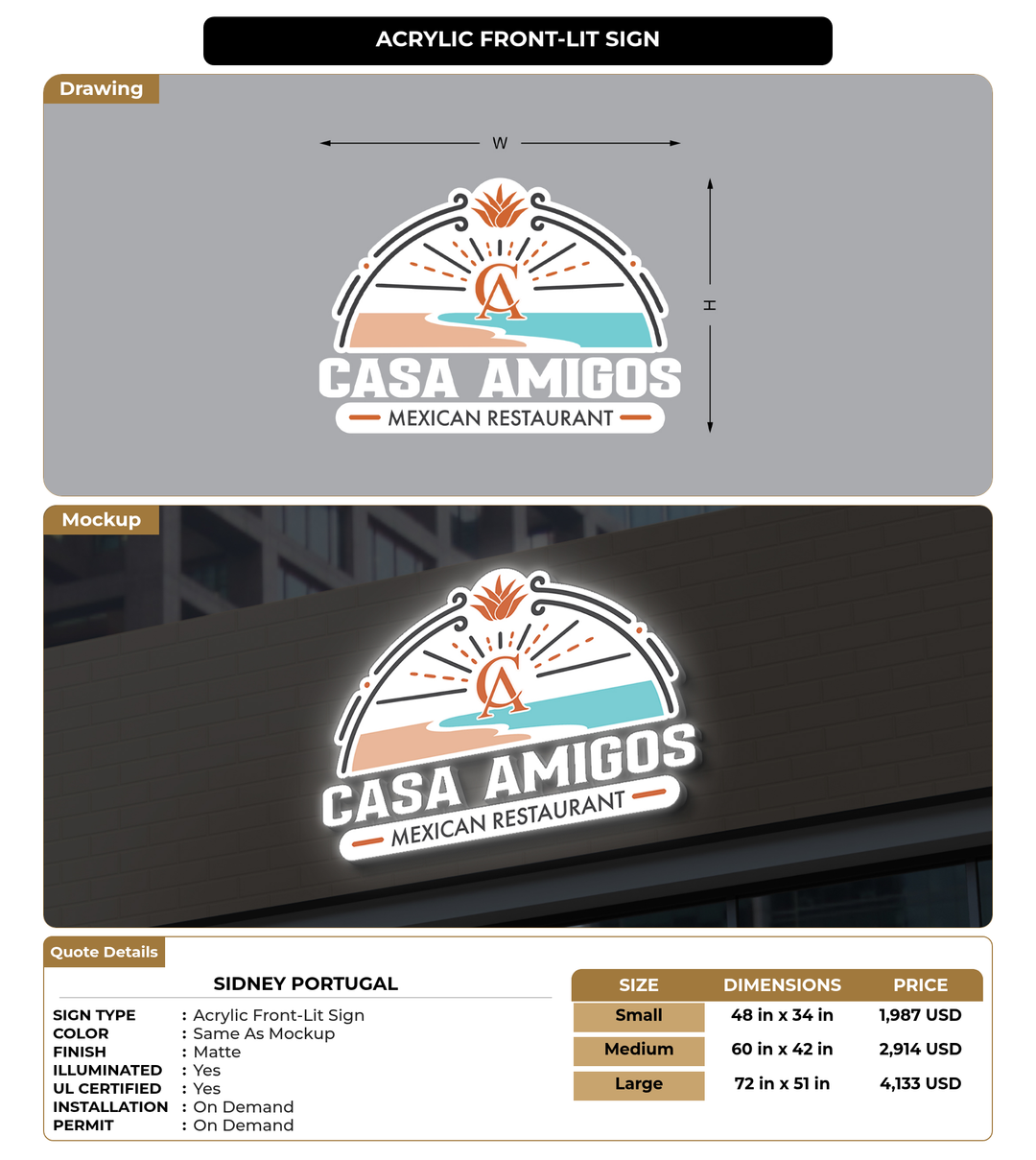 CUSTOM MOCKUP SIGN FOR sidney portugal