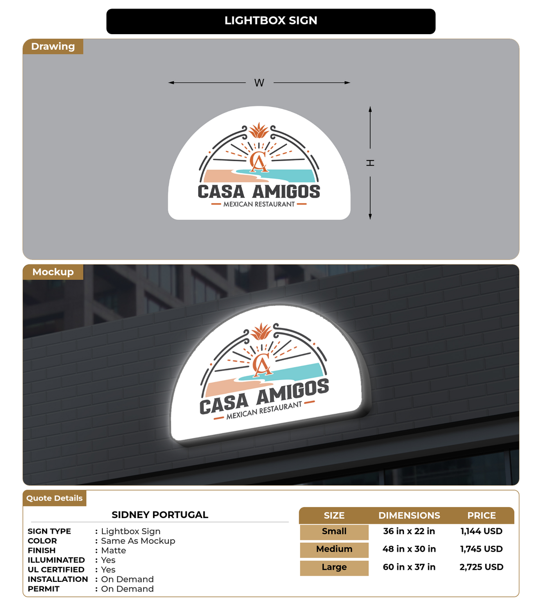 CUSTOM MOCKUP SIGN FOR sidney portugal