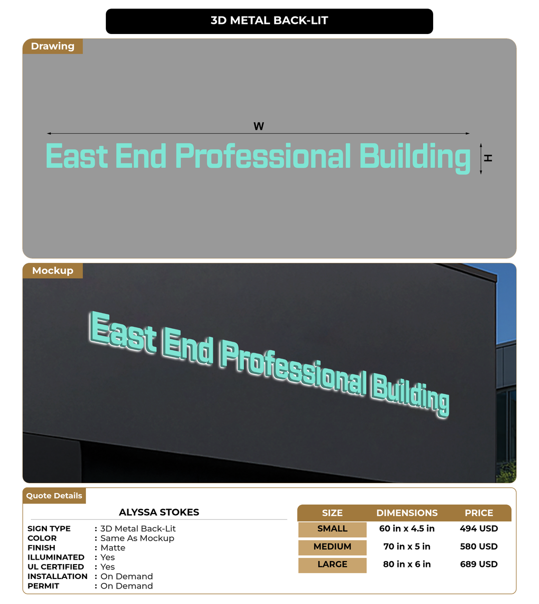CUSTOM MOCKUP SIGN FOR Alyssa Stokes