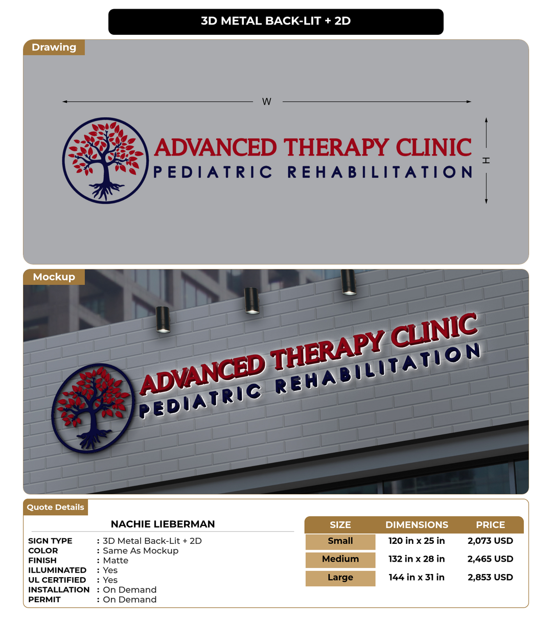 CUSTOM MOCKUP SIGN FOR Nachie Lieberman