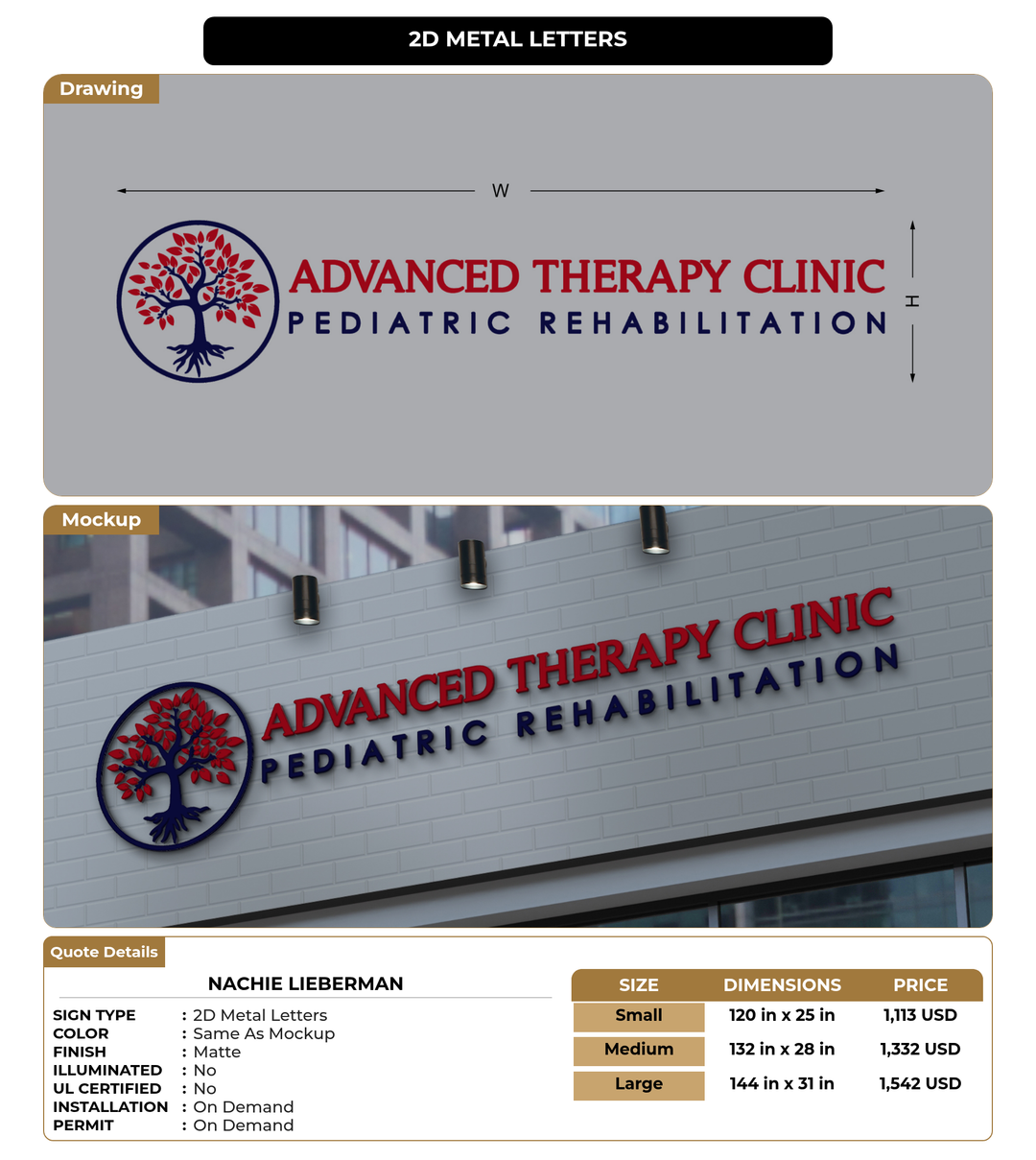 CUSTOM MOCKUP SIGN FOR Nachie Lieberman