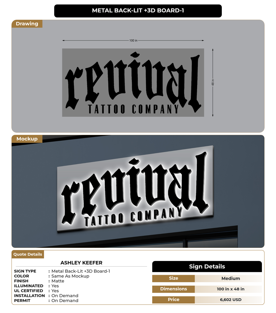 CUSTOM MOCKUP SIGN FOR Ashley Keefer