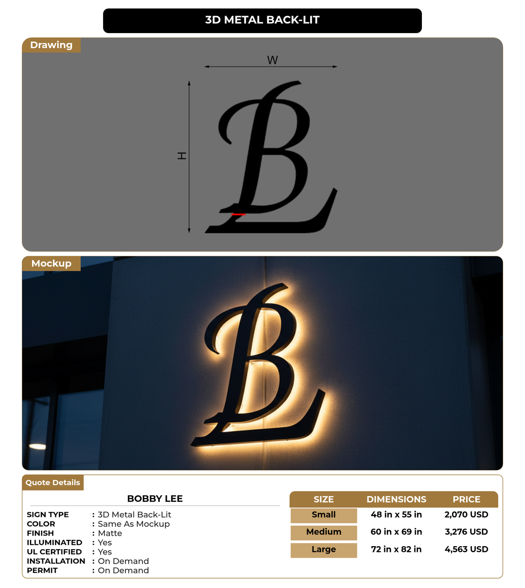 CUSTOM MOCKUP SIGN FOR Bobby Lee
