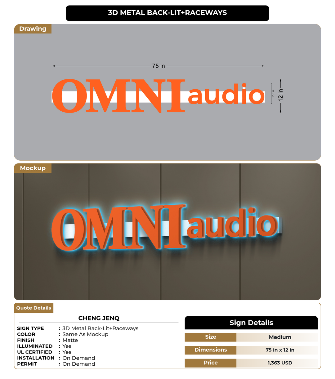 CUSTOM MOCKUP SIGN FOR Cheng jenq
