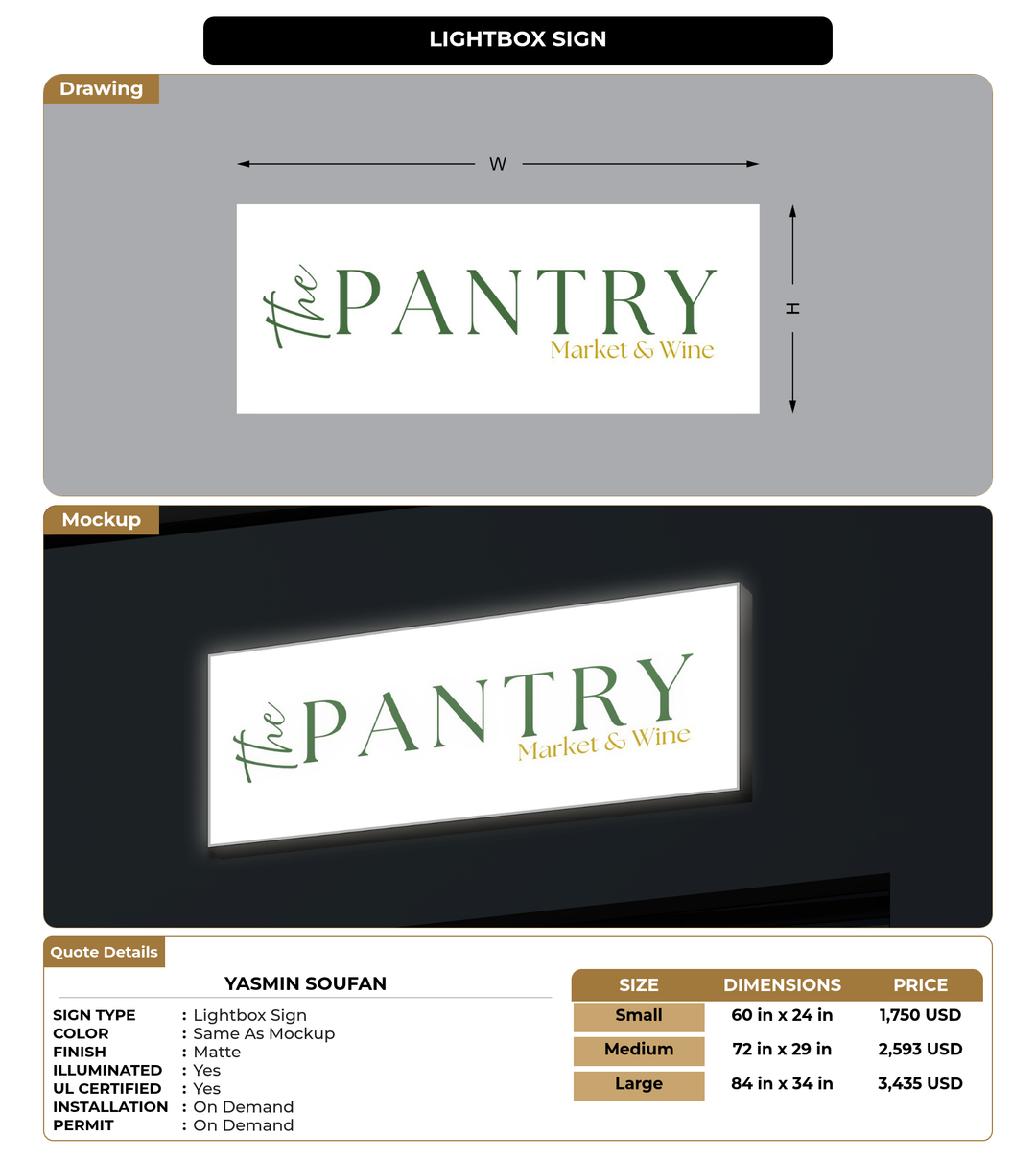 CUSTOM MOCKUP SIGN FOR yasmin soufan
