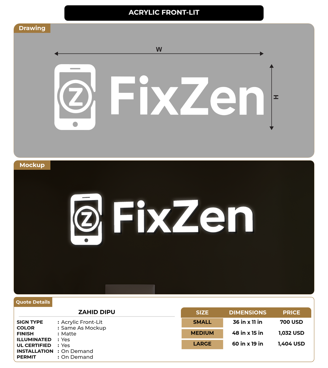 CUSTOM MOCKUP SIGN FOR Zahid Dipu