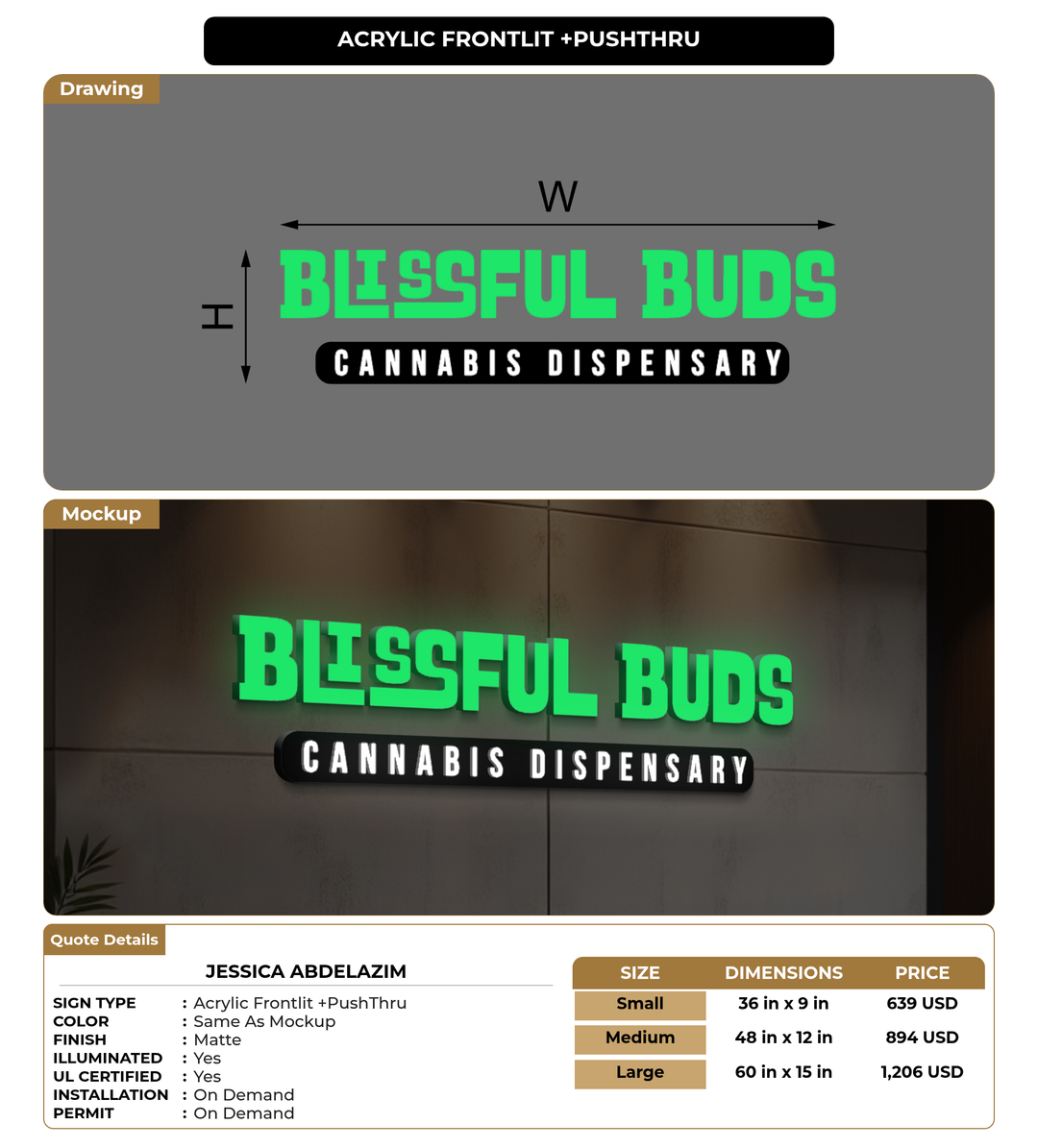CUSTOM MOCKUP SIGN FOR Jessica Abdelazim