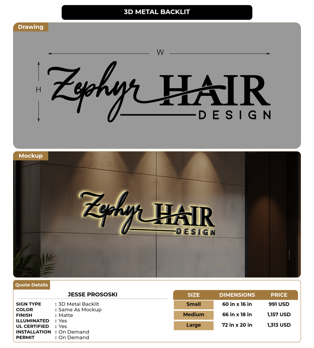 CUSTOM MOCKUP SIGN FOR Jesse Prososki