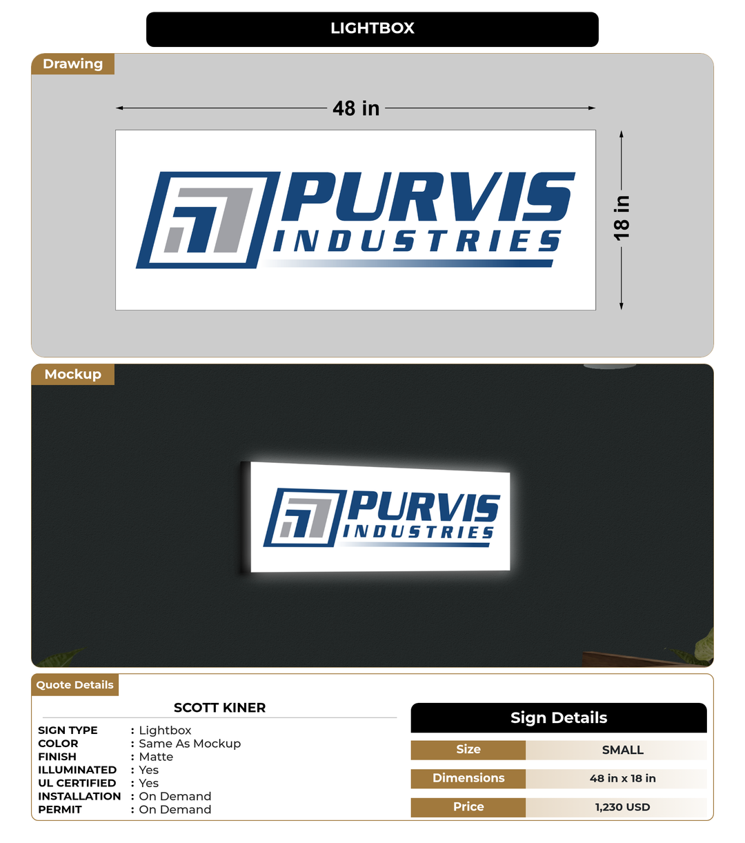 CUSTOM MOCKUP SIGN FOR Scott Kiner
