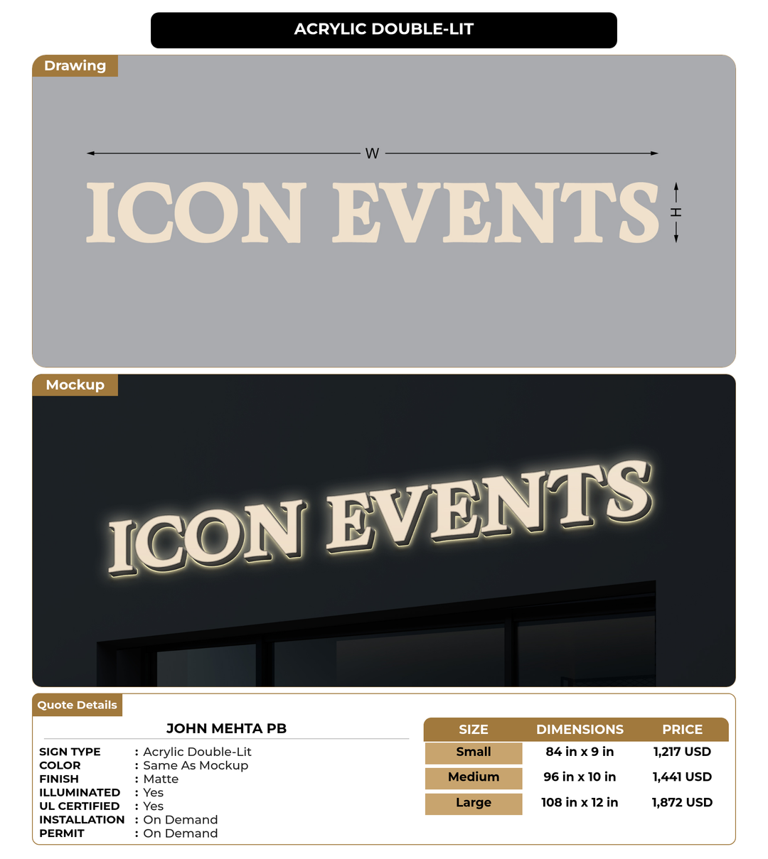 CUSTOM MOCKUP SIGN FOR john Mehta PB