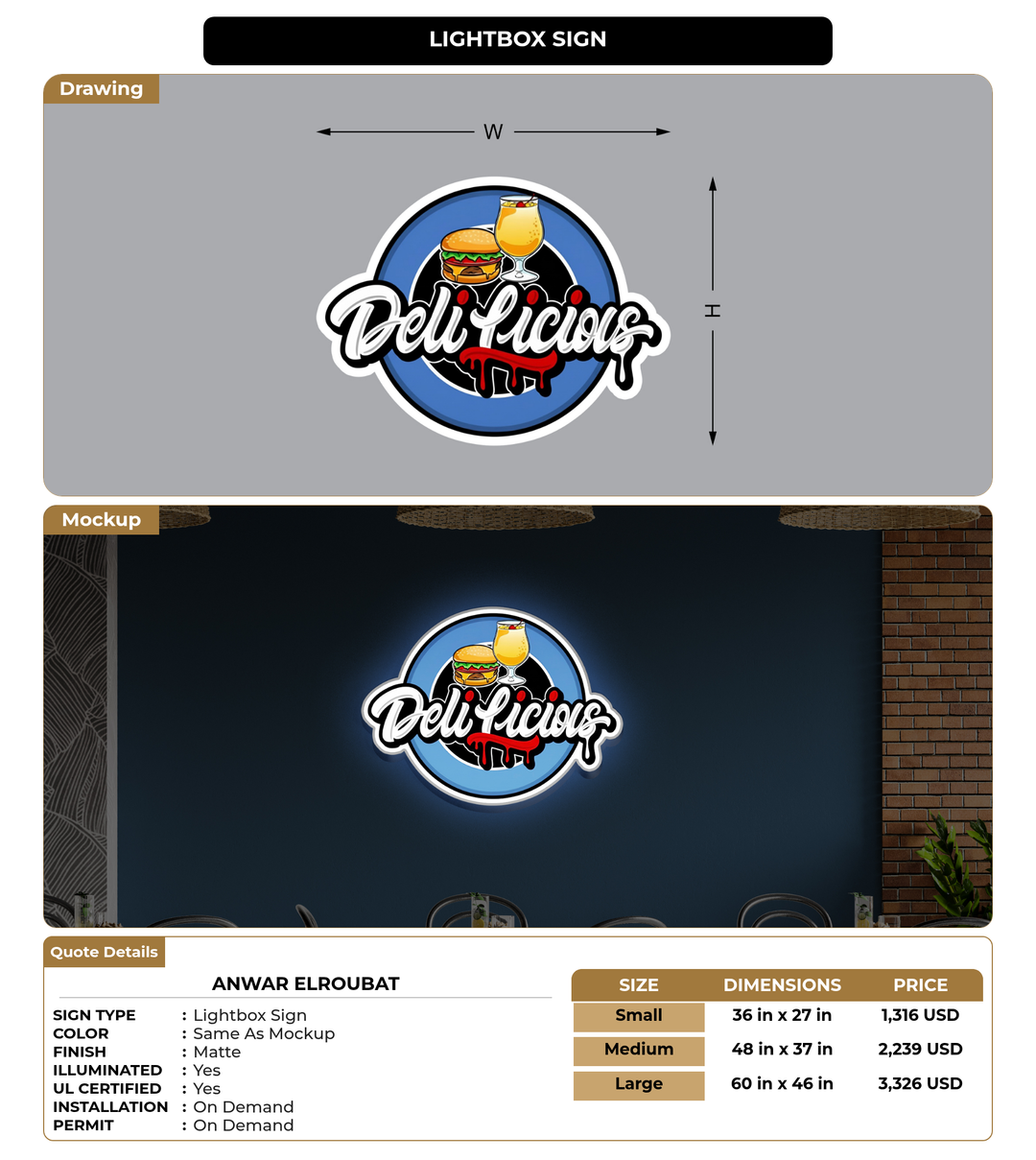 CUSTOM MOCKUP SIGN FOR Anwar Elroubat