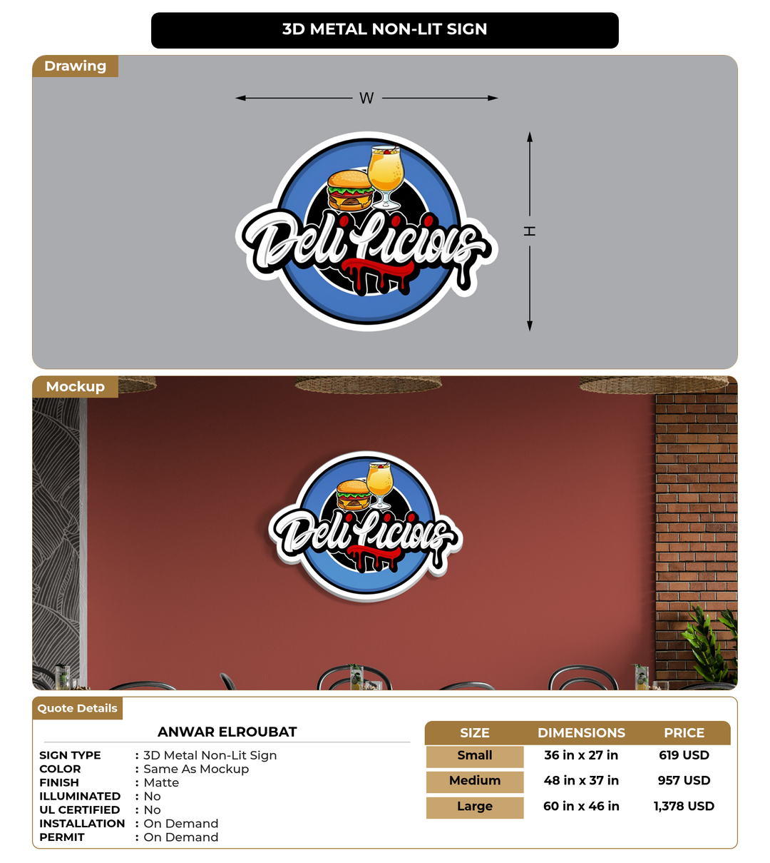 CUSTOM MOCKUP SIGN FOR Anwar Elroubat