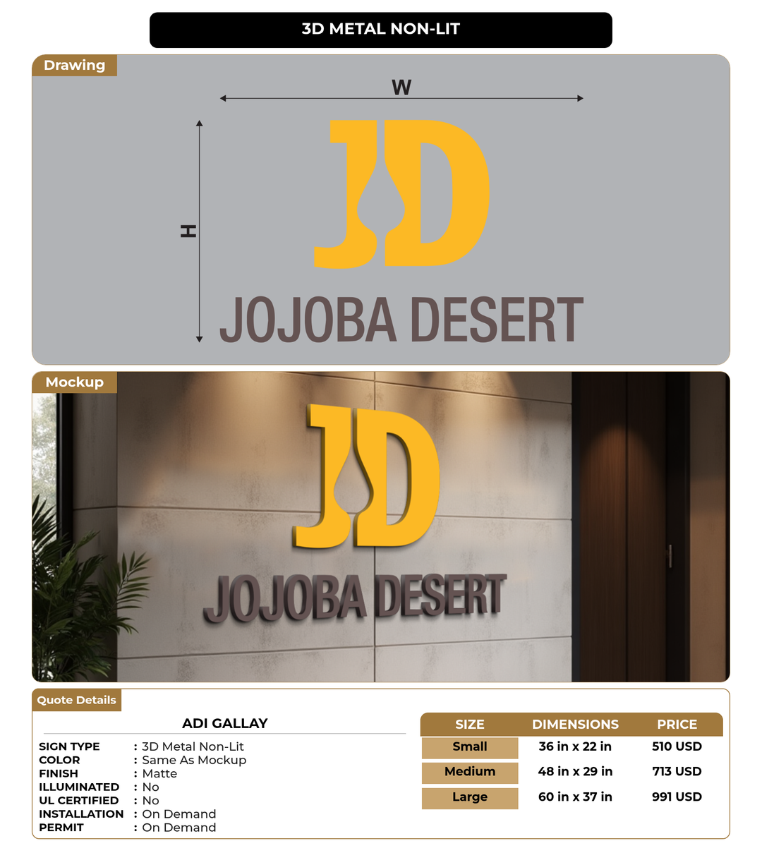 CUSTOM MOCKUP SIGN FOR Adi Gallay