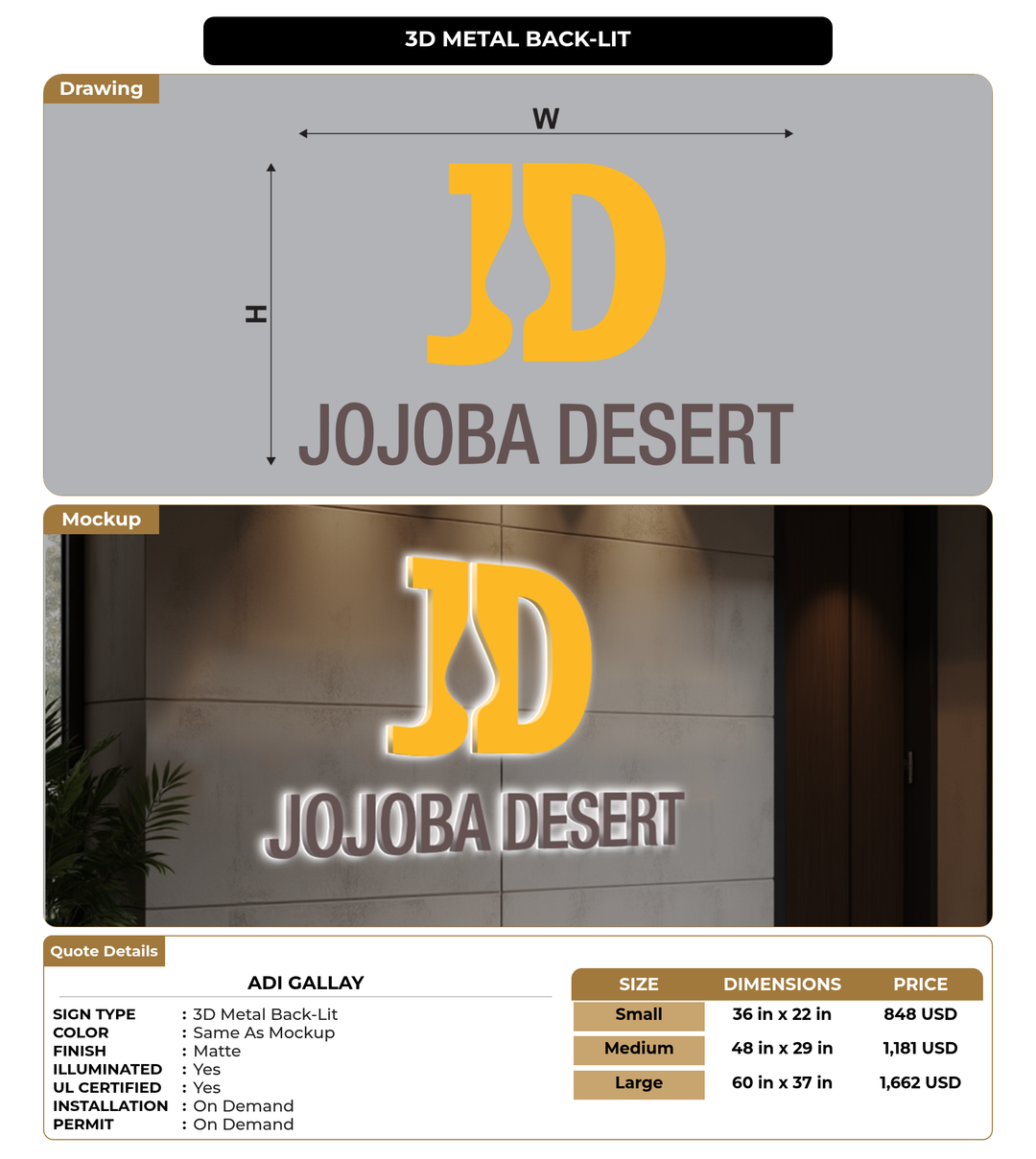 CUSTOM MOCKUP SIGN FOR Adi Gallay