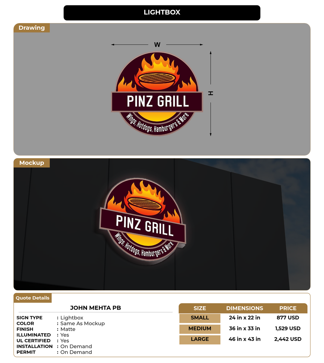 CUSTOM MOCKUP SIGN FOR john Mehta PB
