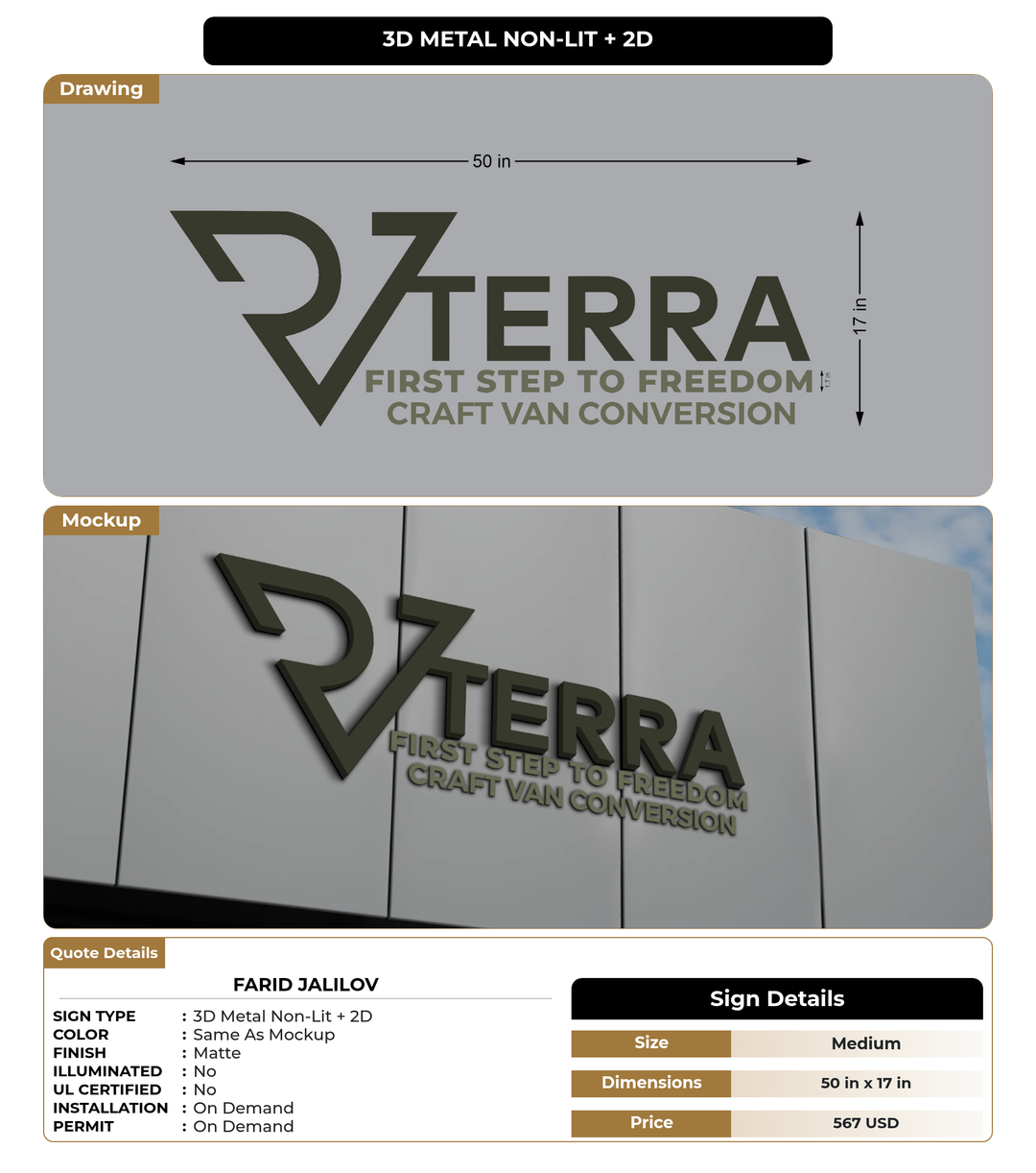 CUSTOM MOCKUP SIGN FOR Farid Jalilov