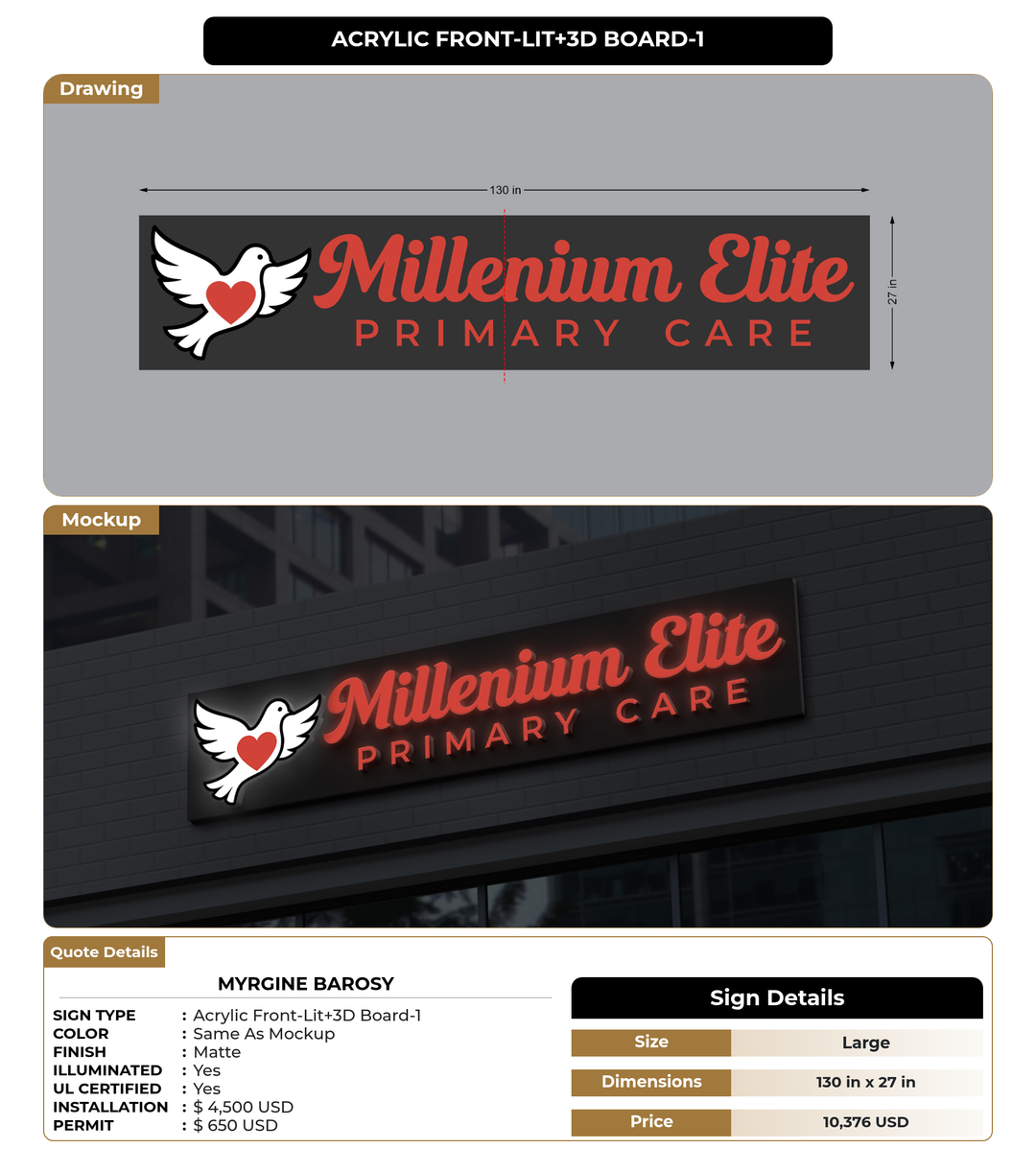 CUSTOM MOCKUP SIGN FOR Myrgine Barosy