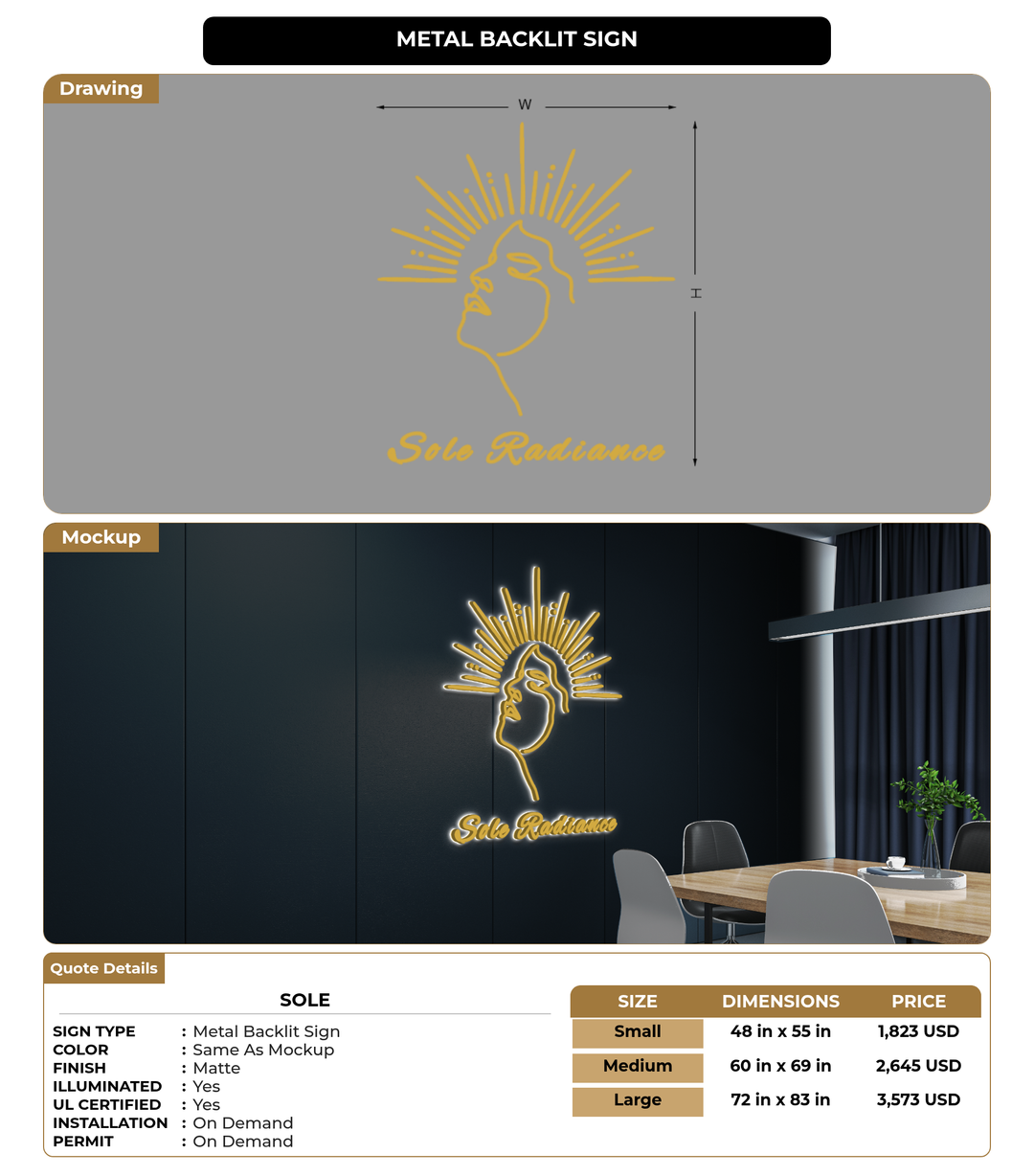 CUSTOM MOCKUP SIGN FOR Sole
