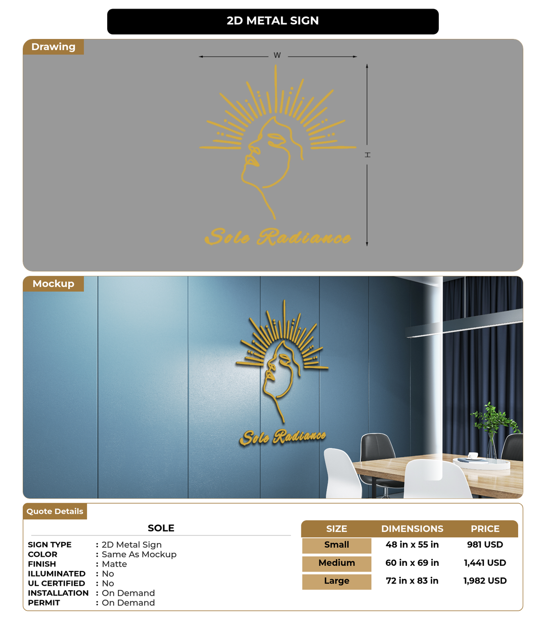 CUSTOM MOCKUP SIGN FOR Sole