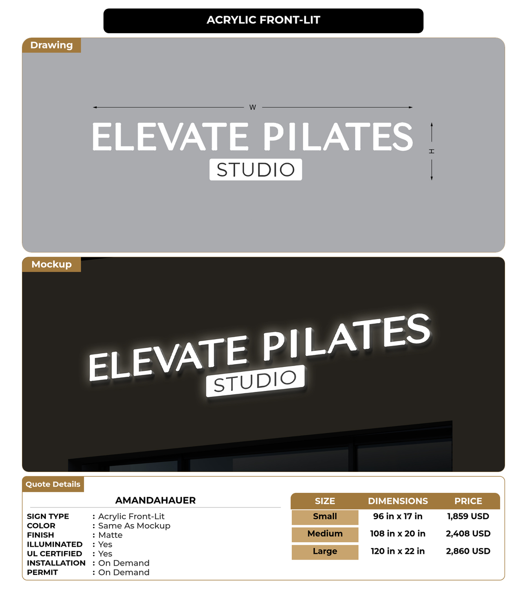 CUSTOM MOCKUP SIGN FOR AmandaHauer