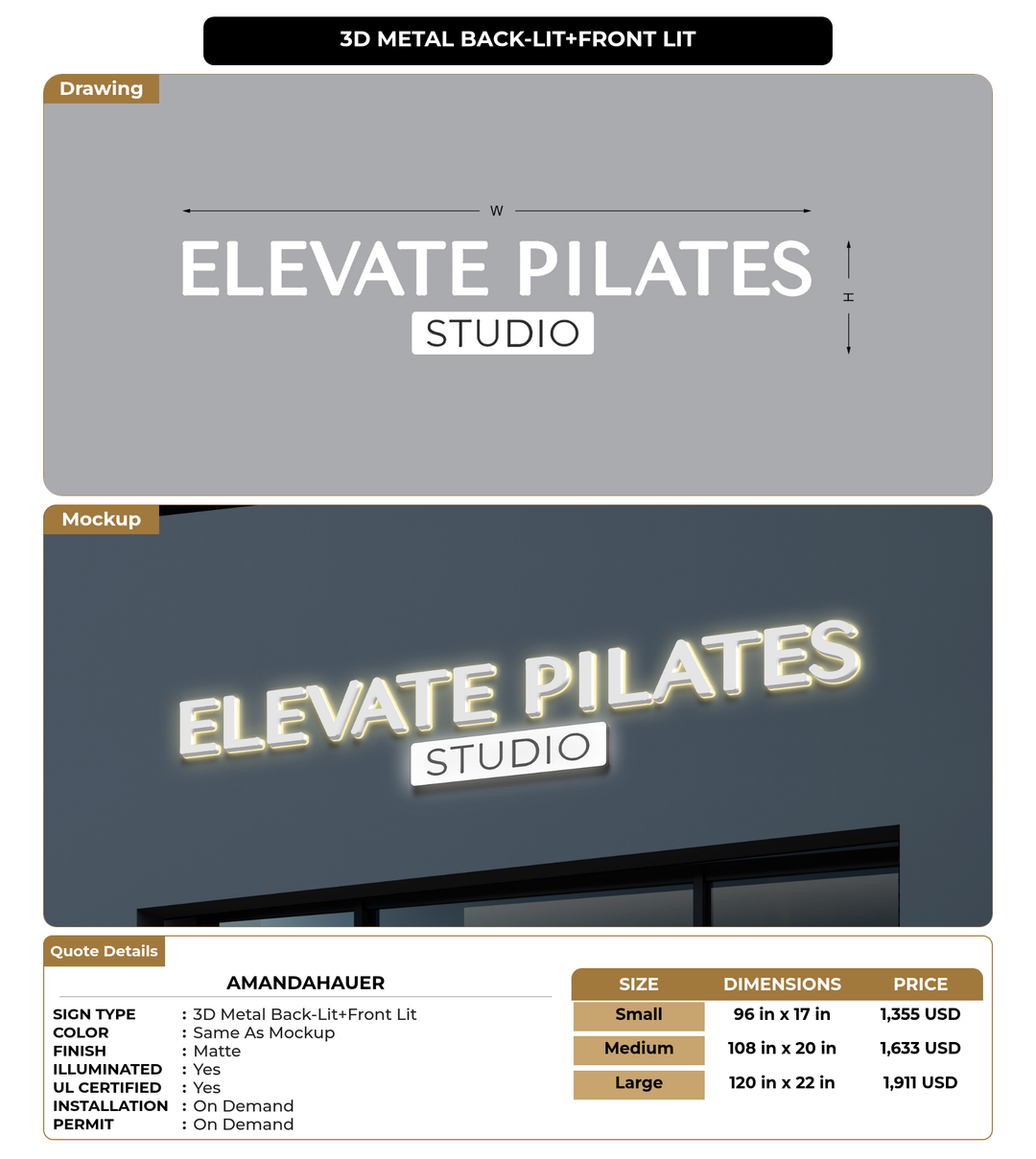 CUSTOM MOCKUP SIGN FOR AmandaHauer