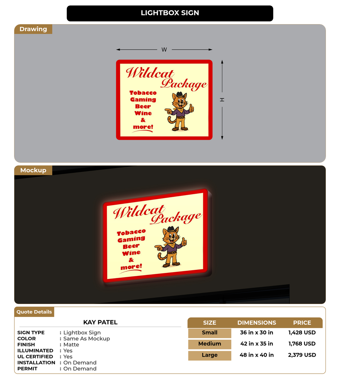 CUSTOM MOCKUP SIGN FOR Kay Patel
