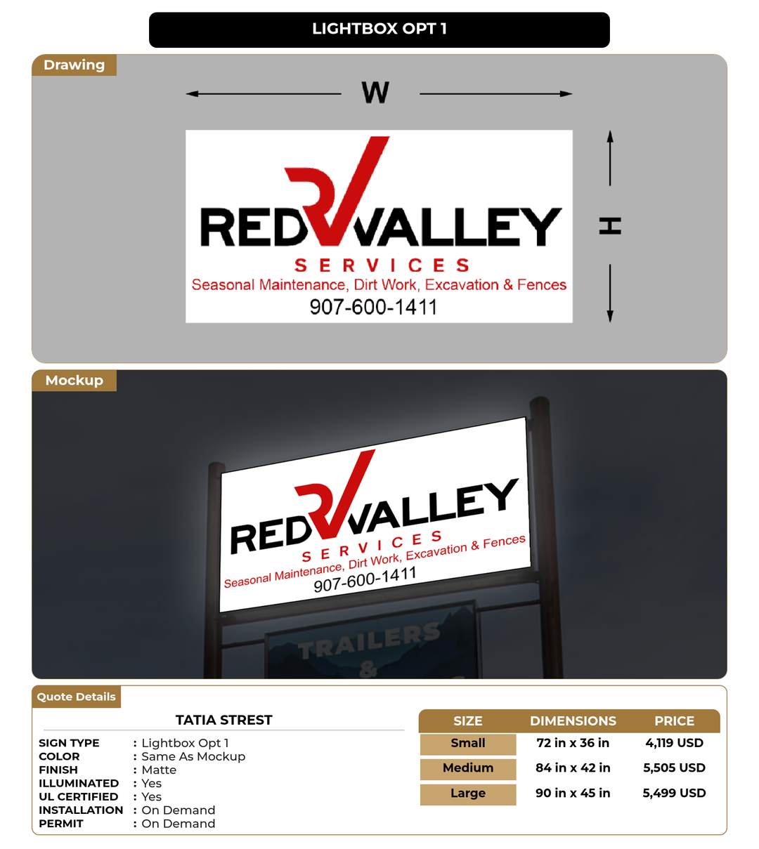 CUSTOM MOCKUP SIGN FOR Tatia Strest