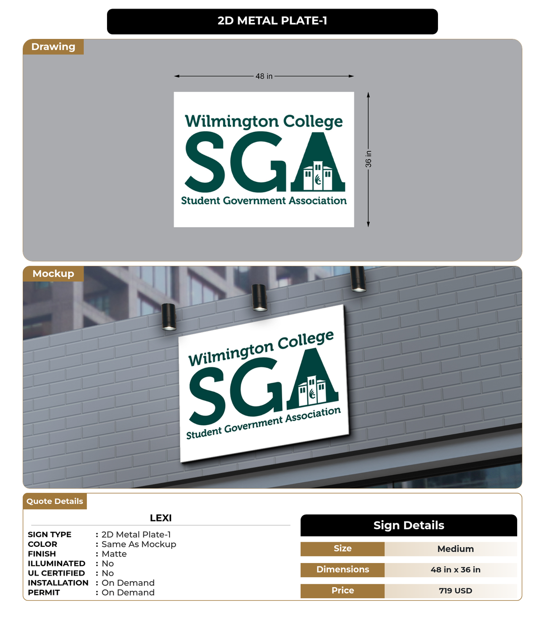 CUSTOM MOCKUP SIGN FOR Lexi