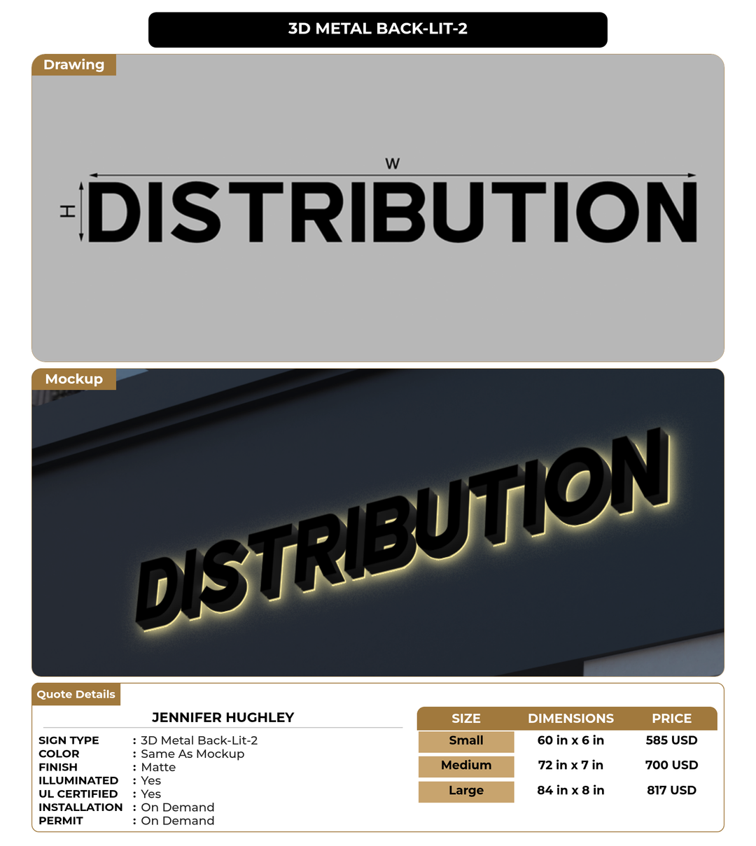 CUSTOM MOCKUP SIGN FOR Jennifer Hughley