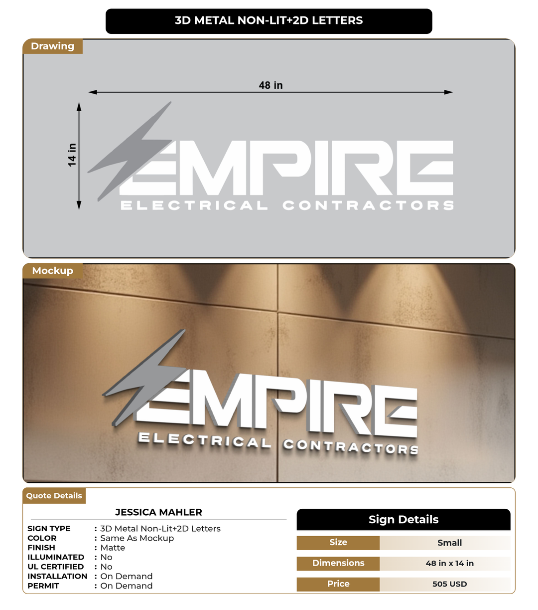 CUSTOM MOCKUP SIGN FOR Jessica Mahler