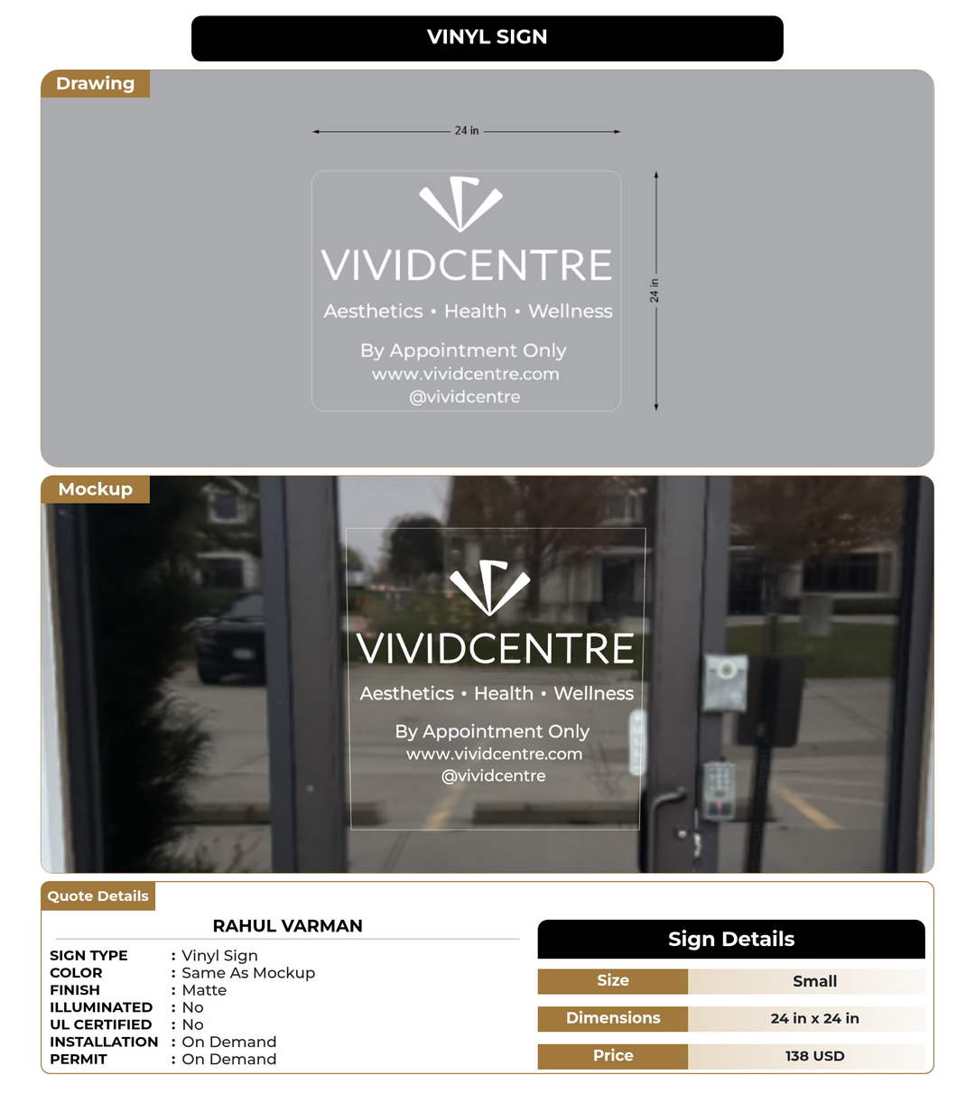 CUSTOM MOCKUP SIGN FOR Rahul Varman