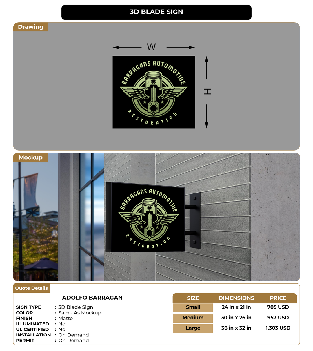 CUSTOM MOCKUP SIGN FOR Adolfo Barragan