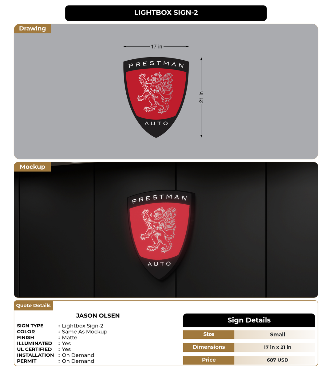 CUSTOM MOCKUP SIGN FOR Jason Olsen