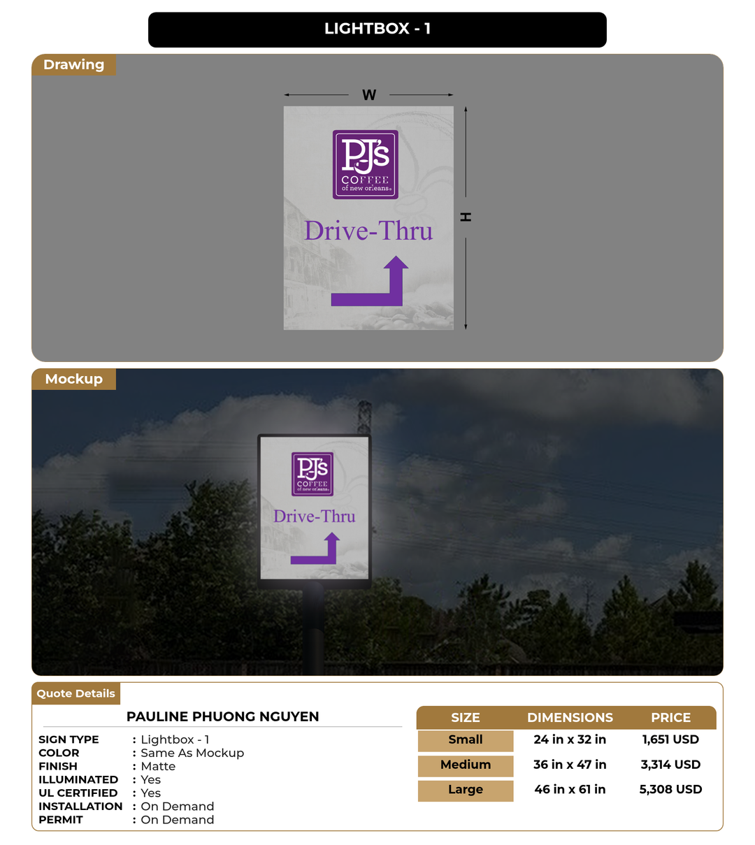 CUSTOM MOCKUP SIGN FOR Pauline Phuong Nguyen