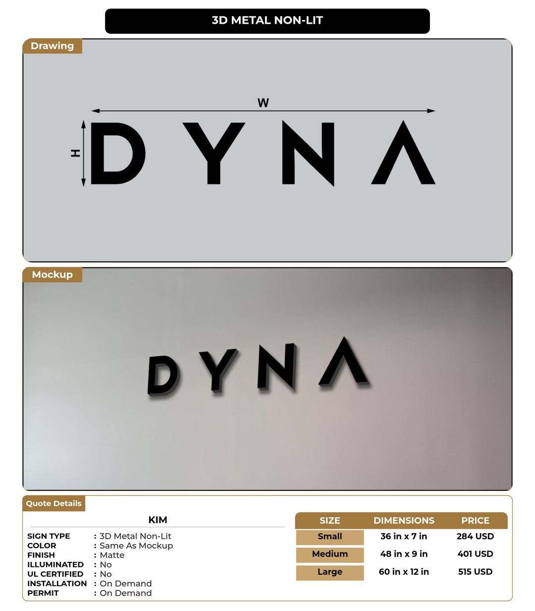CUSTOM MOCKUP SIGN FOR kim